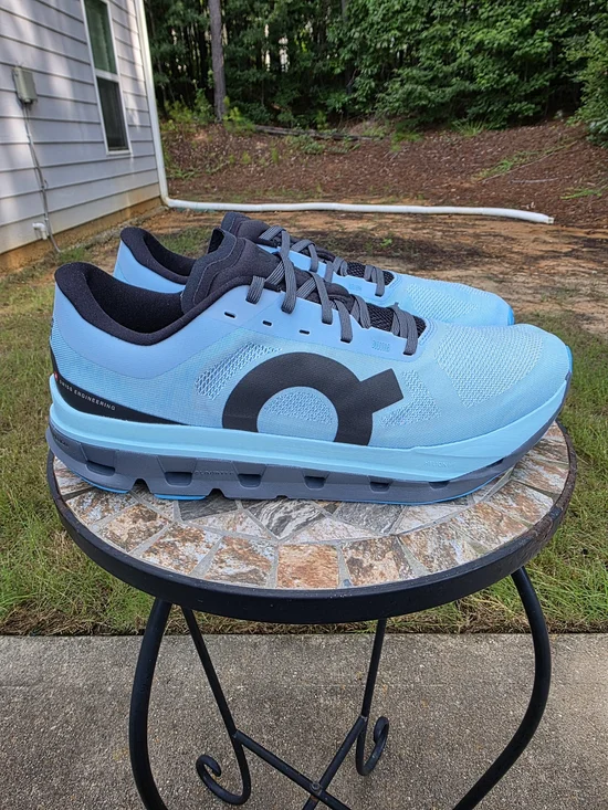 On Cloudflow 5 3MF10113306 Arctic/Stone Running Shoes Sneakers Men Sz 11 Worn 1x