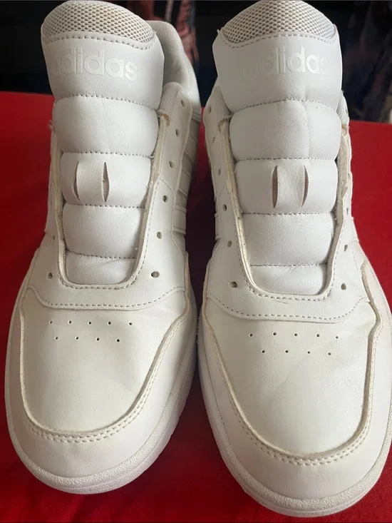 Adidas Women’s White Leather Tennis Sneakers