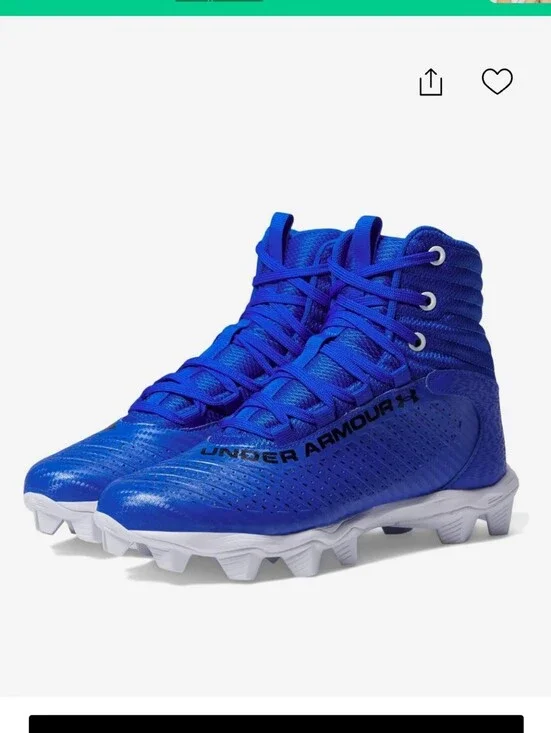 UA Highlight 2 RM Men's Football Cleats Sz 8.5 Mens