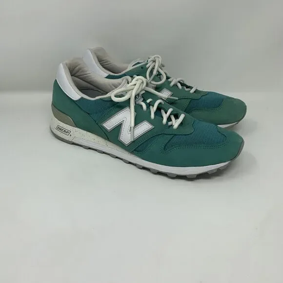New Balance 1300 Shoes Mens Size 13D Green Made In USA Running Sneakers