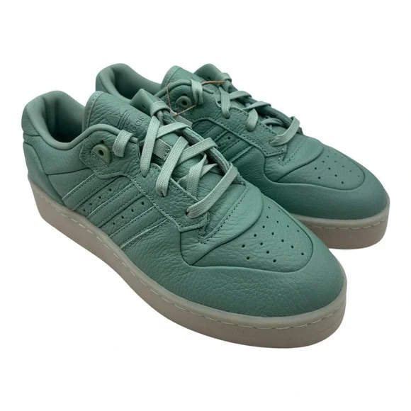 Adidas Originals Rivalry Lux Low Shoes Men Sz 11 Hazy Green White Sneaker IF7185
