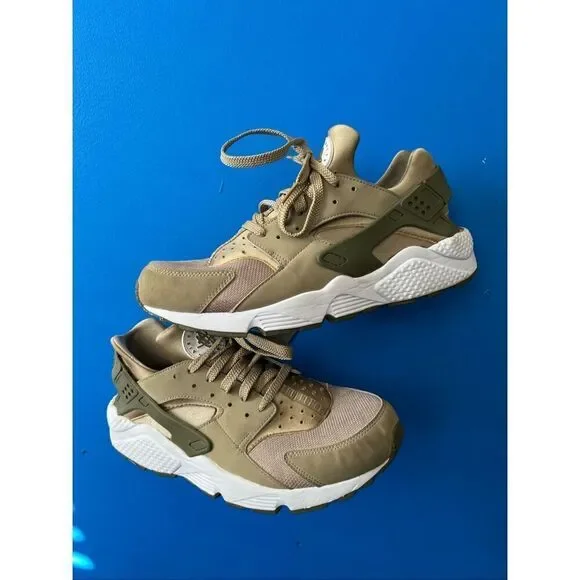 Nike Air Huarache Cargo Khaki Green Running Shoes Mens Size 13