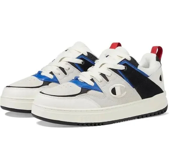 CHAMPION MENS 12 Chalk Black Fifty94 Dial Up Low Sneakers Lace Up P1-100 sz 12