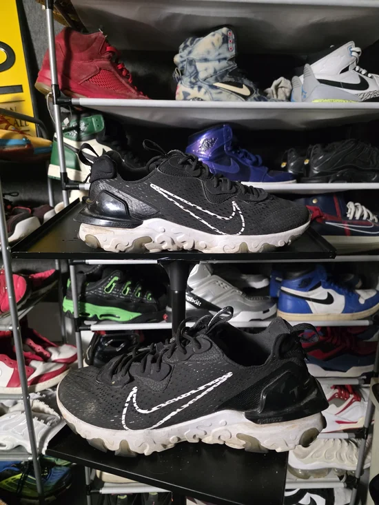 🔥 Nike Black White React Vision DMSX Men Size 11 Running Shoes