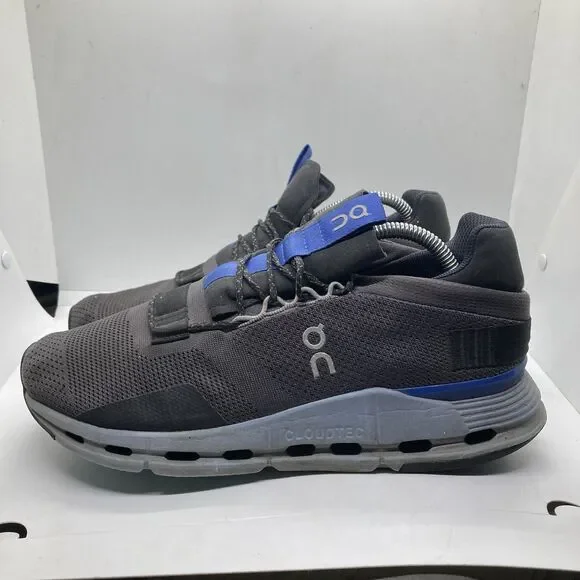 On Cloudnova Mens 9 Road Running Shoes Sneakers Blue Eclipse Chambray 26.98494