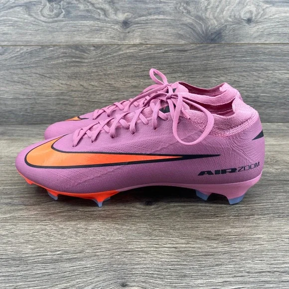 Nike Air Zoom Mercurial Vapor 16 PRO Soccer Cleats Mens 9 Pink Orange FQ8685-600