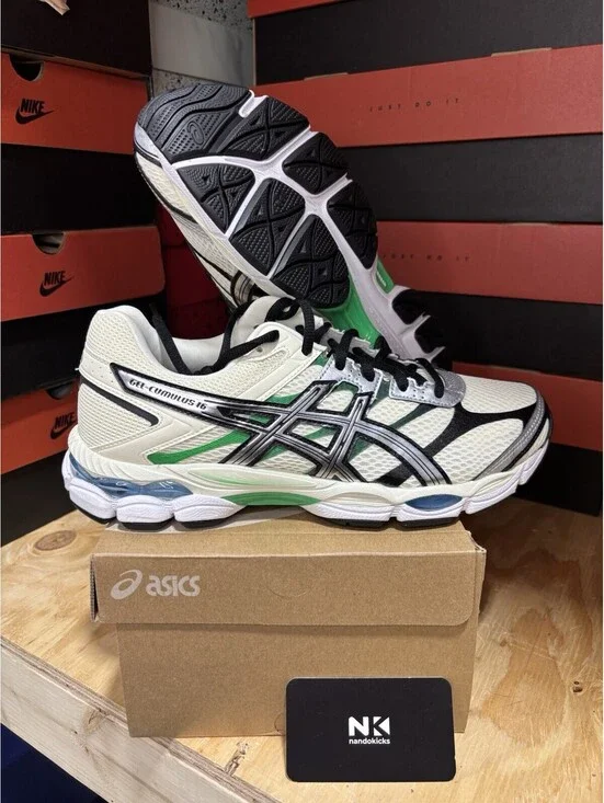 ASICS Gel-Cumulus 16 'Ivory Pure Silver' 1203A888-750 BRAND NEW MENS SIZE 11.5