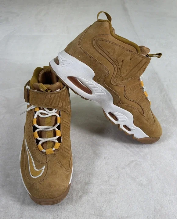 Nike Air Griffey Max 1 Wheat Gold Suede Mens Sneakers Size 9.5 DO6684-700 Chrty