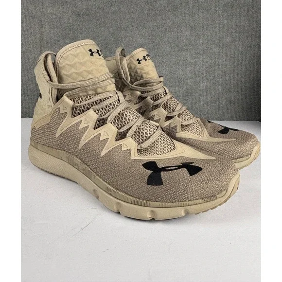 Under Armour Project Rock Delta Training Shoes Mens Size 11 Desert Sand