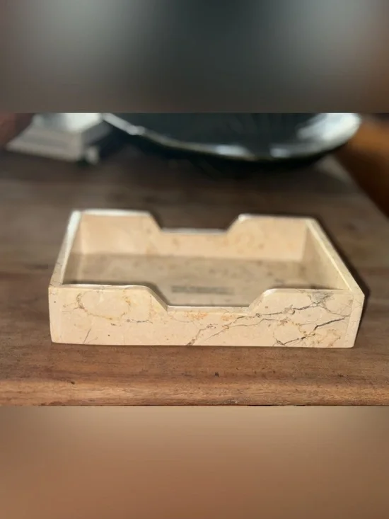 Heavy Natural Stone Tray/Vanity Organizer