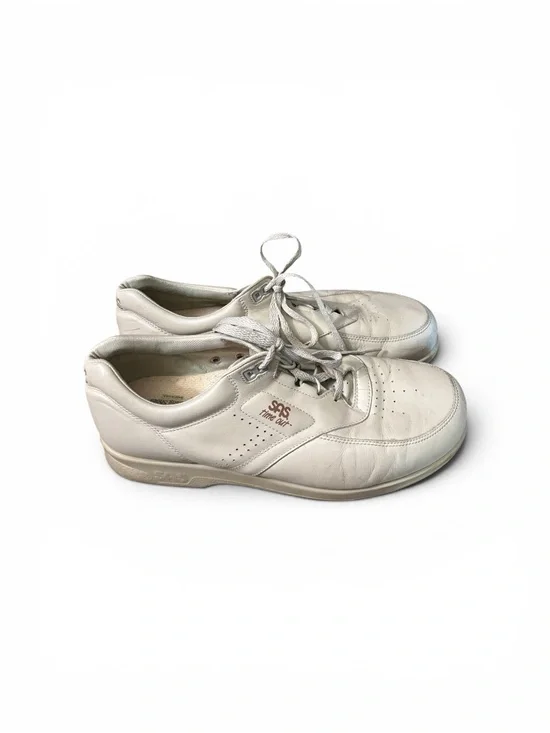 SAS Time Out Bone Color Leather Walking Sneakers size 12 men