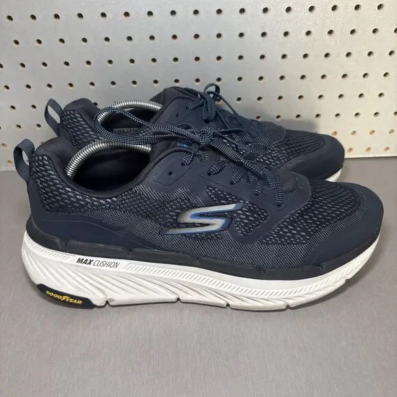Skechers Max Cushioning Premier 2.0 Vantage Mens Sz 12 Blue Navy Shoes Sneakers
