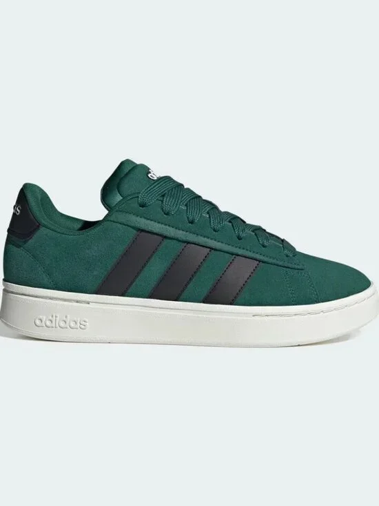 Adidas Grand Court Alpha Clay Core Green Black Sneakers Men's US 11
