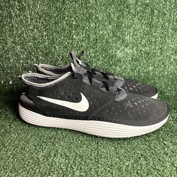 Nike‎ SolarSoft Costa Low Men’s Size 11 Black White Panda Sneakers Running Shoes