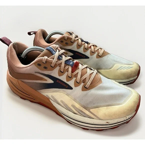 Brooks Cascadia 16 Shoes Orange Cream Trail Running Sneakers 1103761D173 11.5D