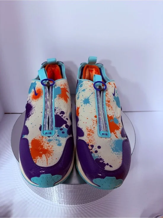 Nike Kids Slip-On Sneakers - Purple, Teal & Orange size 12.5 new W / out tags