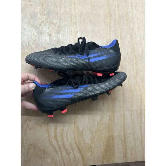 Adidas Speedflow .3 FY3296 Soccer Shoes Sz 10‎ Black Lace Up 299 792 458 m/s