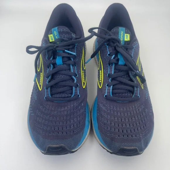 Brooks Glycerin 19 Running Shoes Mens 11 Navy Blue Good Neutral‎ Max Cushion