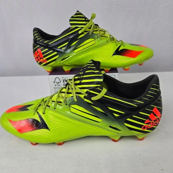 Adidas Messi 15.1 FG AG Soccer Cleats Solar Slime Green S74679 Mens 11.5 GOAT