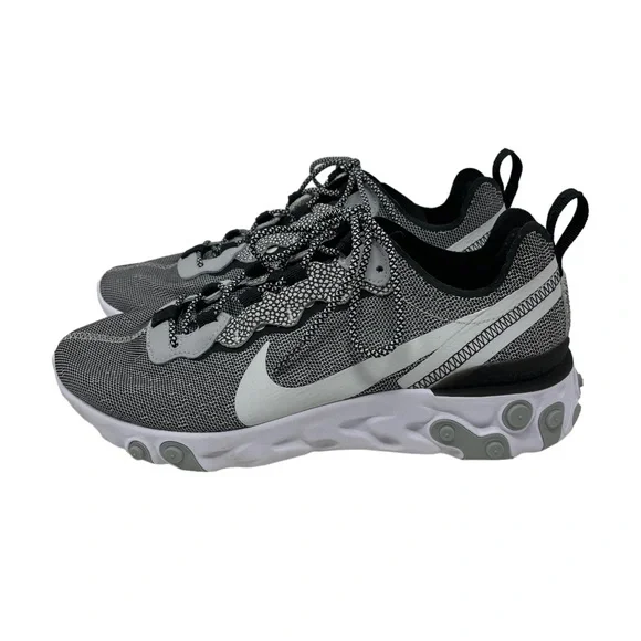EUC Nike React Element 55 SE Safari‎ Grey Men's 7.5 CD2153-100