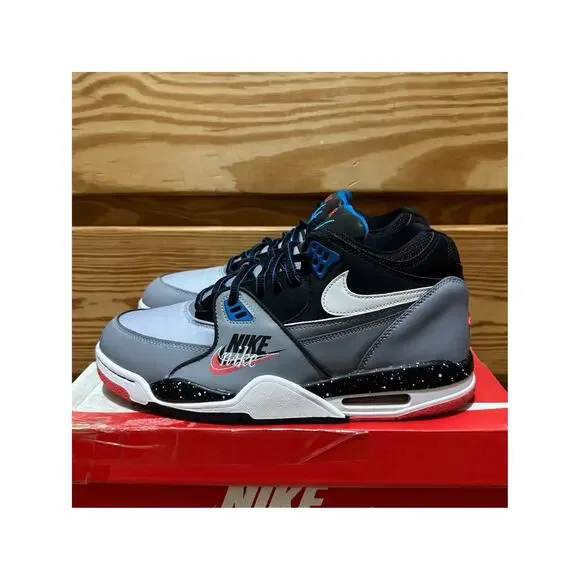 Nike Air Flight 89 Cement Grey Script Logo Pack CT1622-001 Size 11.5