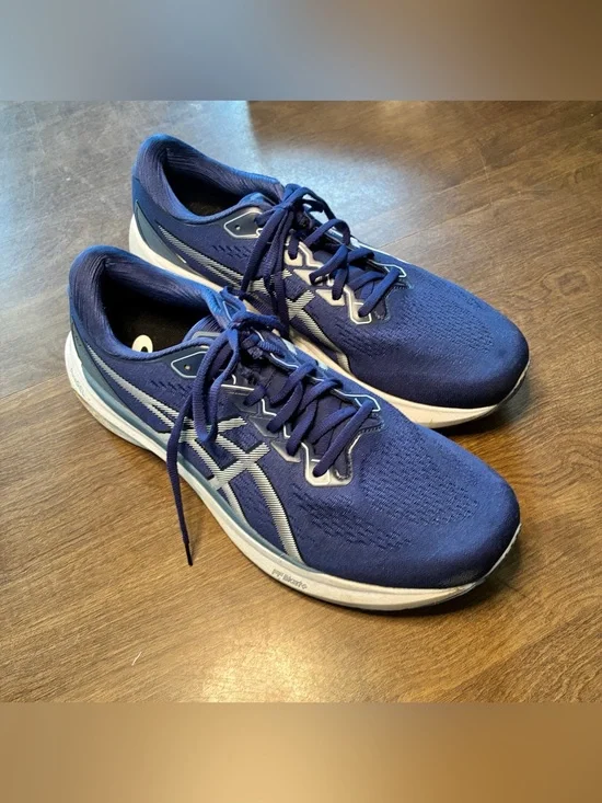 ASICS Men's Gel-Kayano 30 Blue and White Size 14