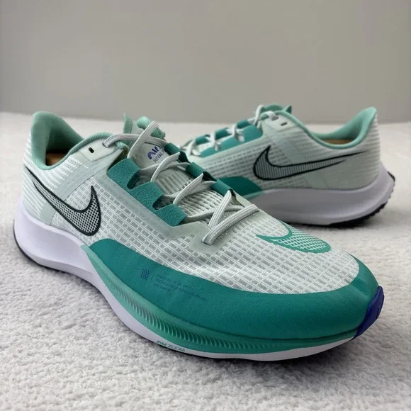Nike Men's Athletic Running Shoes Teal Mint White Black
