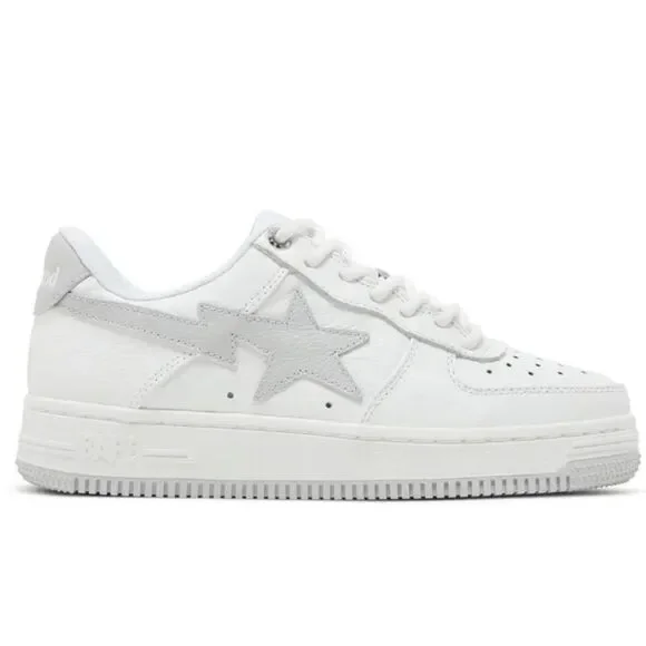 BAPE JJJJound x‎ Wmns Bapesta 'White' SHOES WHITE SIZE 8.5 NEW WITH BOX