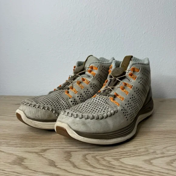 Nike Gray Brown Lunarlon‎ Chenchukka Hybrid Sneaker Mens Size 10 2013