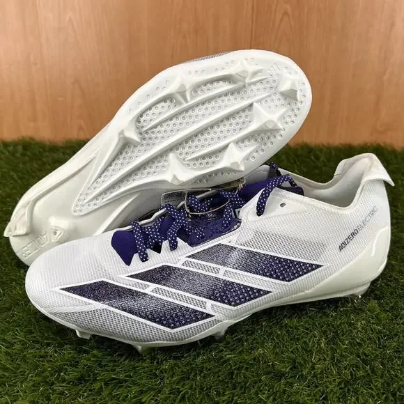 adidas Adizero Electric II Team College Purple Football Cleats IE6291 Sz 10.5
