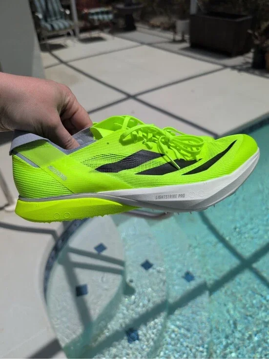adidas Adizero Avanti Track Spikes Mens Size 14.5 IG1989 Lucid Lemon Yellow NWT
