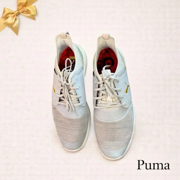 Puma Ignite Grey Golf Sneakers | Men's Size 10.5