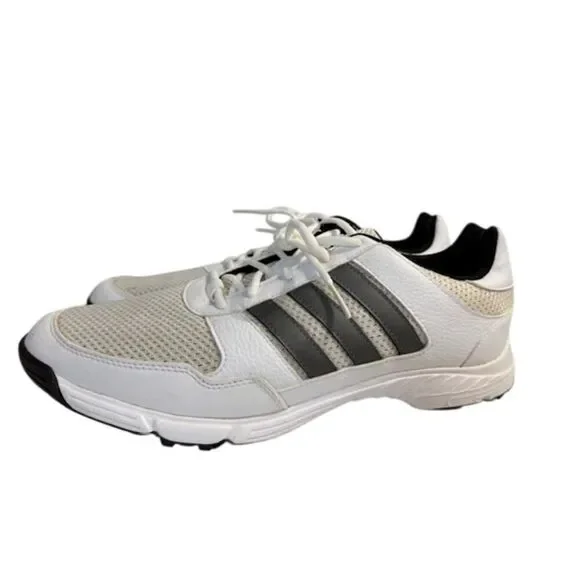 Adidas Mens Golf Shoes Tech Response Sz 14 Spikes White Gray