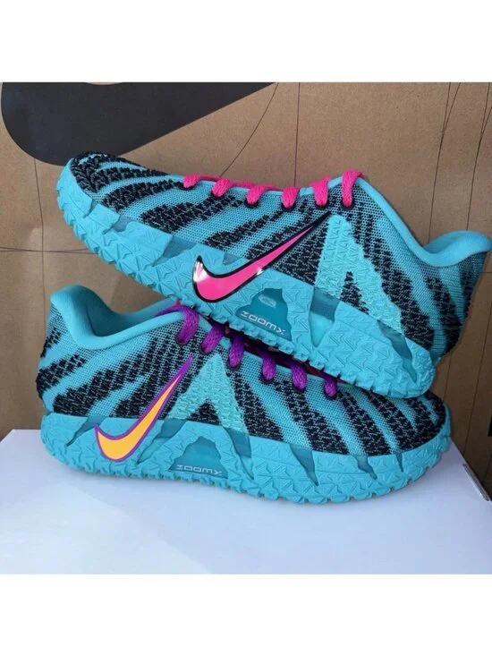 NEW Nike JA 3 Morant Blue Pink Purple IO7565-900 Men Size 5.5, Womens Size 7