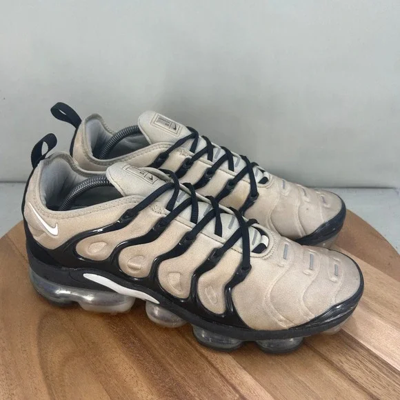 Nike Air VaporMax Plus Mens Shoes Hemp Black White DX3720-200 Size 11