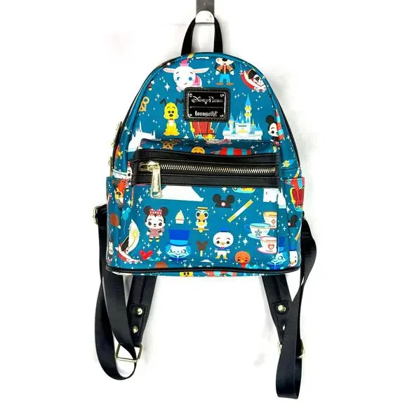 Loungefly x Disney Parks Chibi Characters Mini Backpack