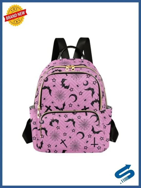 Quilted Polyester Mini Backpack Purse for Women Daypack