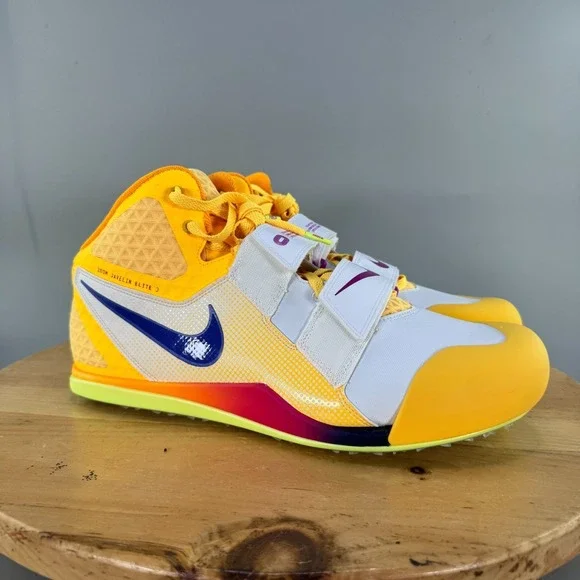 Nike Zoom Javelin Elite 3 Mens Size‎ 14 Throwing Shoes Citron Pulse Indigo Burst