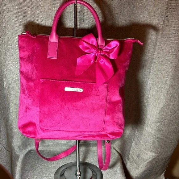 Juicy Couture PINK Velvet Backpack Shoulder bag