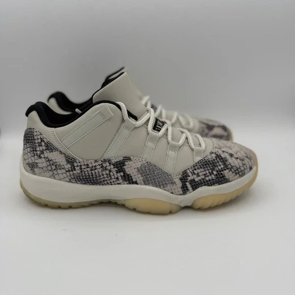 Air‎ Jordan 11 Retro Low Snakeskin Light Bone Shoes Sneakers