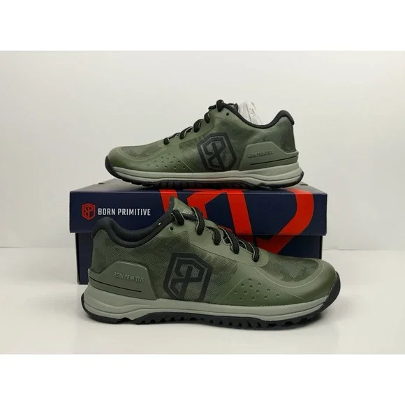 Born Primitive Savage 1 CV Training Shoes Men's Size 8.5 OD Green Camo 22006-318