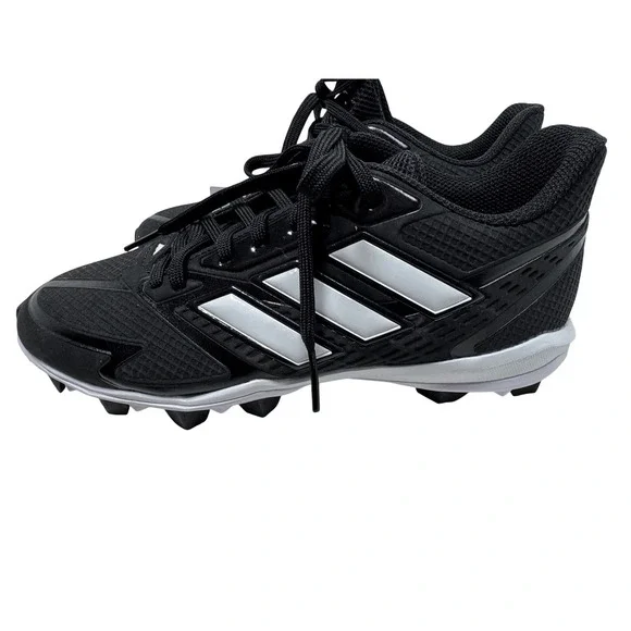 Adidas Icon 8 MD Baseball Cleats Mens 6.5 Black White NWT IG9589 Molded Athletic