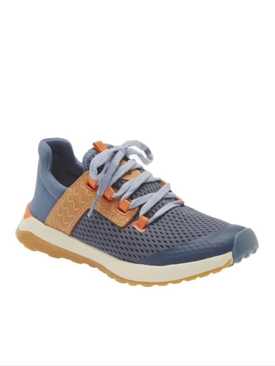OluKai Wailuku Athletic Mesh Sneakers Blue Brown Women's 9.5‎