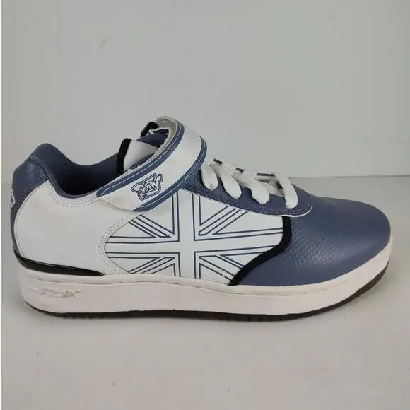 NOS Deadstock VTG Reebok Derrty One Nelly White Indigo Grey sneakers mens size 9