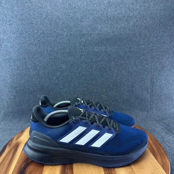 Adidas Ultrarun 5 Shoes Mens Size 12 Dark Blue White Black Running JQ3811