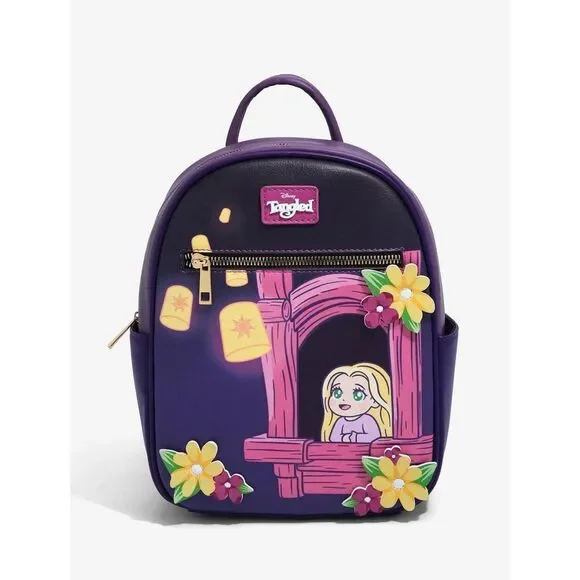 - Disney Tangled chibi Rapunzel mini backpack