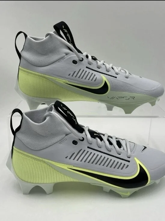Nike Vapor Edge Pro 360 2 Football Cleat Grey/Volt/Black DA5456-004 Men's Sz 12