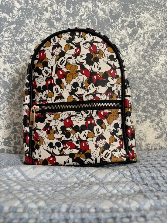 Disney Mickey Mouse Pattern Mini Backpack - Multi