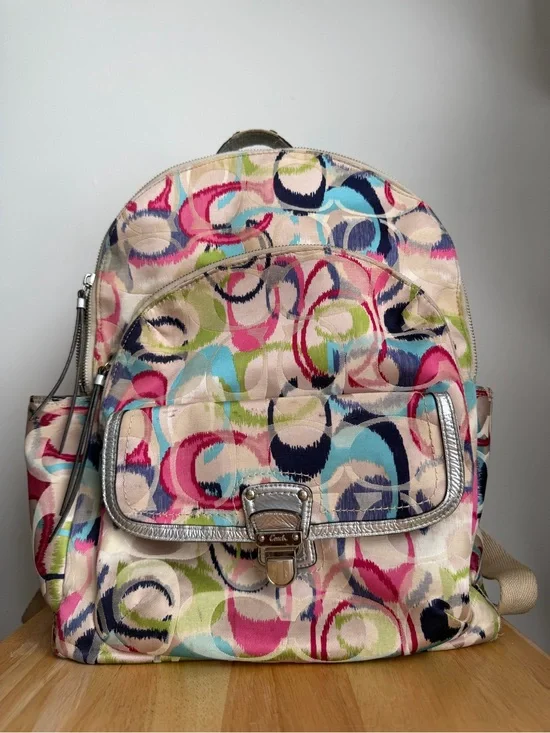 COACH y2k Poppy Ikat Backpack