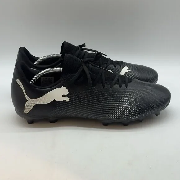 PUMA Future 7 Play FG/AG Soccer Cleats Men's 13 Black Lace Up Low Top Football